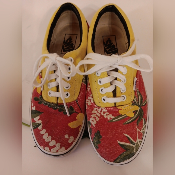 Vans Van Doren Red/Yellow Hawaii SNEAKERS. Tropical. Hawaii. Skater. - Picture 1 of 9